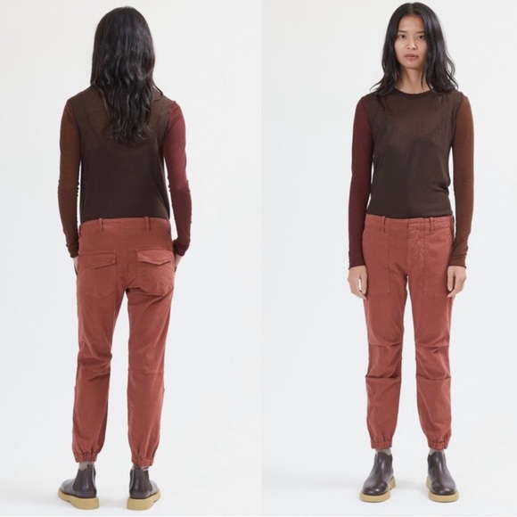 Nili Lotan Pants - Nili Lotan Henna Cropped Military Pants size 10